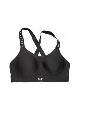 NWT Under Armour Infinity High-Support Sports Bra - Black, Size Medium